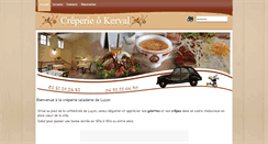 Desktop Screenshot of creperie-lucon-okerval.fr
